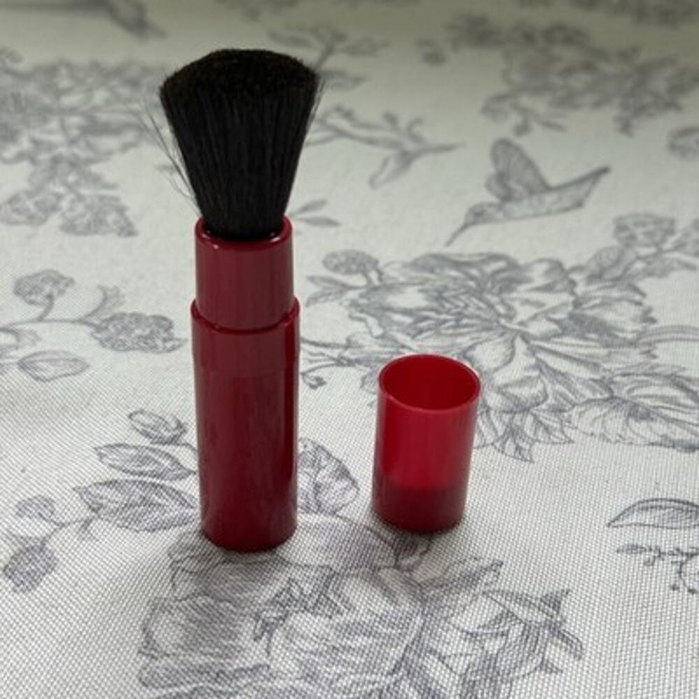 Vtg 80s Avon Powder Twist 'N Blush w Brush Fast Pink NOS Rare